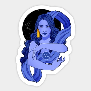 Aquarius Sticker